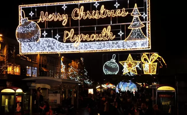 Celebrate Christmas in Plymouth in 2018