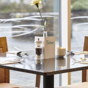 Plymouth Restaurant table looking outside.jpg
