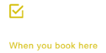 Book here for our Best Price Guarentee